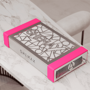 SHEMAX Style PRO Tisch Nagelstaubabsaugung für Maniküre, Rosa Neon